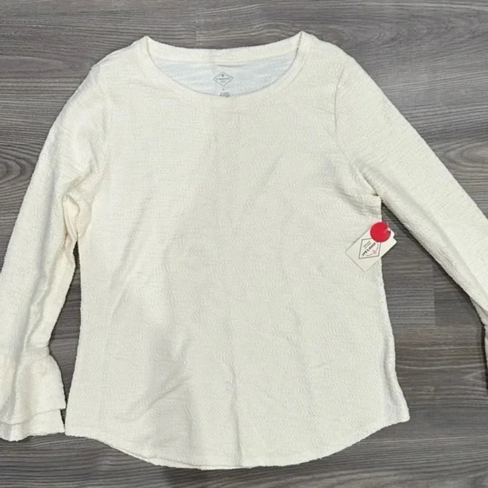 🍀 St John’s Bay NWT long sleeve boat neck size large